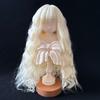 BJD/SD346 conjunto de peruca de boneca Luo Li com folhas divididas, acessórios para cabelo de bebê, franja elegante, rolo de lã multicolorido