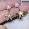Colar Concha Búzio Pingente Vivo Cavalo-marinho Pingente Transfronteiriço Coral Peixe Estrela-do-mar Estação Independente Anel Moda Deslocamento Cobre