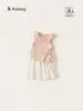Bangxuan Roupa Infantil Verão Conjunto Meninas Colete Shorts Roupa Bebê Conjunto Duas Peças Leve Meninas Roupa para Passeio de Recém-Nascido