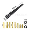 Antena de Rádio Cola Bastão Modificada para Carro de 7 polegadas Adequada para Ford F150 Wrangler Gmc Chevrolet Jeep