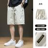 Pantalones Cortos Casuales Versátiles de Color Sólido para Hombre, Verano, Delgados, de Exterior, Pantalones de Seis Puntos, Sueltos, Talla Grande, Rectos, Deportivos, de Playa