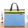 Bolsa para documentos 8K a4 Bolsa portátil con cremallera lona estudiante a3 Bolsa de información Bolsa de arte bolsa de información bolsa para documentos impresión