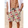 Bañador de Playa de Verano para Hombre Secado Rápido Sanya Holgado de Cinco Puntos Boxer Bañador Talla Grande para Hombre Shorts de Vacaciones en Aguas Termales junto al Mar