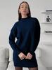 Suéter Moda Casual Transfronteiriço Europeu e Americano Outono e Inverno 2026 Novo Cor Sólida Multicor Elegante Gola Redonda Conjunto para o Dia a Dia