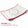Caja de Anillo de Terciopelo de Doble Apertura para Joyería Caja para Collar Caja para Joyería Caja de Embalaje Caja de Regalo para Aretes Pulsera Venta al por Mayor Caja para Perlas