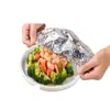 Película Aislante de Papel de Aluminio Cubierta Aislante para Comida de Mesa de Comedor Cubierta de Plástico Adherente de Papel de Aluminio Doméstico Cubierta Aislante Cocina Conservación Fresca y Aislamiento Térmico