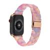 Resina Natural Adecuada para S11/12 Apple Iwatch345678910 Correa de Reloj Ultra Transparente de Tres Piezas