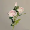 Oferta Especial Flores Artificiales para Boda Rosas, Phalaenopsis, Lirios, Gypsophila, Hortensias, Flores Falsas, Flores Artificiales Blancas al por Mayor