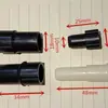 Acessórios para Janela de Tela Retrátil Modelo Antigo, Tipo Plástico Universal, Acessórios para Cortina Retrátil de Puxar para Cima e para Baixo, Batente para Caixa de Tela