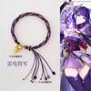 Dioses Originales Derivados de los Errantes Circundantes Naxida Thor Wendy Zhong Li Pareja Pulsera Trenzada de Nudo de Cuerda