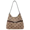 Bolsa de ombro de bolinhas para mulheres, novo estilo 2026, retrô, grande capacidade, bolsa tote, versátil, adequada para o trabalho, bolsa transversal de camurça