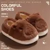 Chinelos de Algodão Capivara ECAC Femininos Outono/Inverno 2026 Novo Estilo Casa Casal Silenciosos Antiderrapantes Masculinos