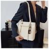 Bolsa Casual para el Trabajo y el Viaje Diario para Mujer de Gran Capacidad 2025 Nuevo Primavera Simple Versátil de un Hombro Bolso Tote de Alta Gama