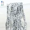 Cuentas de color galvanizado con punta de diamante tallado al por mayor, nuevas cuentas de vidrio de cristal, cuentas sueltas, accesorios para joyería DIY