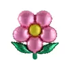 Novo Balão Flor de Cinco Pétalas Flor em Forma de Flor Folha Flor de Cinco Pétalas Balão de Filme de Alumínio Balão de Decoração para Atividade de Festa