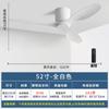 Ventilador Transfronterizo, Ventilador de Techo Pequeño Inteligente, Ventilador de Techo Silencioso de Frecuencia Variable para Dormitorio Sin Luz, Ventilador de Techo para Hogar y Comercio