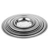 Plato Pequeño de Disco para Ceniza de Carbón Plato para Barbacoa Acero Inoxidable Comercial Disco Grande Plato Frío Plato Gong para Comida Plato para Fruta Plato para Barbacoa