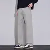 Pantalones Casuales para Hombre 2026 Otoño Nuevo Holgados Rectos Marca Trendy Deportivos Versátiles Ajustados Largos Estilo de Hombre