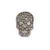 Broche de Halloween Moda Europeia e Americana Tendência Caveira Broche de Diamante Alfinete de Gola de Camisa