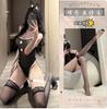 Lingerie Sexy Floral, Menina Coelho Sexy, Não Precisa Tirar, Uniforme Feminino para Seios Pequenos, Role Play de Tentação, Entrega no Atacado de Paixão