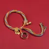 Cuerda Colorida Estilo Tíbet con Ocho Deidades Guardianas, Pulsera Thangka, Pulsera del Año Zodiacal, Cuerda Roja, Pulsera Tejida de Cuerda Unisex