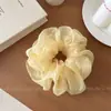 Blogger Coreana Mismo Estilo Piel Suave Amigable Banda para el Cabello Intestino Grande Cuerda para el Cabello Banda Elástica Alta para Mujeres Estilo Perezoso Accesorios para el Cabello de Temperamento