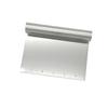 Espátula de crema de acero inoxidable herramienta para hornear con escala raspador pastel semicírculo rollos de arroz cuchillo raspador utensilio de cocina raspador