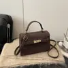 Bolso de Alta Gama con Cierre de Llave, Bolso de Mano de Calidad Transfronteriza, Bolso de Hombro Clásico a la Moda, Bolso Cruzado Versátil para el Día a Día