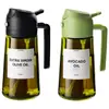 Botella Portátil de Aceite en Spray, Botella de Aceite de Vidrio de Doble Propósito para Rociar y Verter, Botella de Aceite en Spray con Niebla Libre de Aceite para Cocina del Hogar