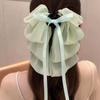 Francés Suave Cara Volumen de Cabello Pequeño Parte Posterior de la Cabeza Pinza para el Cabello Textura Gasa Pinza de Agarre Pinza de Tiburón Accesorios para el Cabello