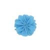 Flor de chiffon estilo coreano costurada à mão flor de cor sólida plana feita à mão faixa de cabelo infantil acessórios de cabelo sapatos e chapéus acessórios de vestuário flor