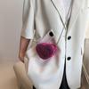 Mini bolsa fofa em formato de coração feminina, nova moda 2023, bolsa transversal estilo coreano, bolsa de ombro personalizada