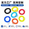 Venta directa del fabricante: Cordón de Teléfono de Plástico en Espiral, Pulsera para Muñeca, Llavero, Pulsera, Etiqueta, Bucle para Cordón de Teléfono, Hebilla de Cuerda Antiperdida