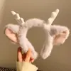 Diadema de Peluche de Dibujos Animados para Lavado de Cara y Mascarilla Facial Nueva Linda Goma para el Cabello Infantil Pasador Accesorios para el Cabello de Celebridad de Internet para Mujeres