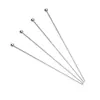 Agujas de Bolas de Acero Inoxidable, Agujas de Cabeza Redonda, Pulseras Hechas a Mano para Bricolaje, Collares, Cadenas para Teléfonos Móviles, Kits de Materiales, Pendientes, Colgantes, Accesorios de Joyería