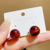 Brincos de Resina Geométricos Estilo Coreano, Novos Brincos da Moda de Celebridade da Internet 2026 com Design Único, Acessórios de Orelha Personalizados para Celebridades da Internet