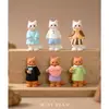 Venda Quente Boneca Fofa Kawaii de Grãos Ornamento Pequeno de Resina para Desktop Acessórios DIY Brinquedo Tendência Transmissão ao Vivo Sacola Surpresa Acessórios para Bonecas Pequenas
