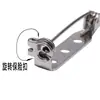 Hebilla de seguridad de alfiler diy con cierre pasador de seguridad con agujero pasador simple disco broche insignia soporte para corsage pasador de joyería material