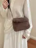 Otoño Invierno 2026 Nuevo Diseño de Nicho Cadena Felpa Moda Versátil Bolso Cruzado de Hombro Único para Mujer