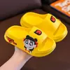 Pantuflas Nezha para niños y niñas, verano, nuevas, de dibujos animados, para baño, interiores, hogar, baño, antideslizantes, para bebé, súper suaves