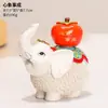 Estatueta de Elefante Mascote para Boa Sorte, Presente de Ano Novo Chinês, Decoração de Mesa de Escritório, Lembrança de Primavera
