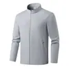 Chaqueta de running para hombre, cárdigan de negocios con cuello alto, transpirable, 26 de otoño, ropa deportiva casual, ropa para ciclismo al aire libre para mujer