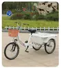 Bicicleta de Tres Ruedas para Personas Mayores, Triciclo de Pedales para Personas Mayores, Carrito de Compras de Ocio para Adultos, Pedal para Transportar Personas y Mercancías