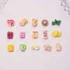 Set de juego con temática de comida, ingredientes para hot pot, decoraciones para uñas, accesorios de resina, pegamento de crema, funda de teléfono DIY, accesorios para pasadores de pelo