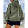 Sudadera con Capucha Estampado de Texto de Ciudad Transfronteriza Comercio Exterior Amazon Temuwish Mayoreo