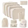 2025 Novas Sacolas Organizadoras Populares para Cosméticos, Mudança, Viagem, Conjunto de Sete Peças para Roupas, Colchas, Roupa Íntima, Desktop Atacado
