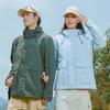 Jaqueta Três-Em-Um Atacado Jaqueta com Logo Estampado para Homens e Mulheres Outono e Inverno Penas Removíveis À Prova de Vento e Repelente à Água Roupa de Montanhismo