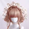 Sombrero tipo cofia Victoria lolita Flor Boda fiesta de té lolita sombrero BB clásico tocado bnt diadema KC