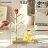 Portavasos con Forma de Árbol de Bloques de Mario, Escurridor de Cristalería para el Hogar, Organizador de Escritorio Animado y Lindo, Pieza Decorativa Pequeña