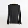 Camisola Térmica de Cashmere Modal com Base de Couro para Mulheres Moda Outono e Inverno Camada Interna Sem Mangas